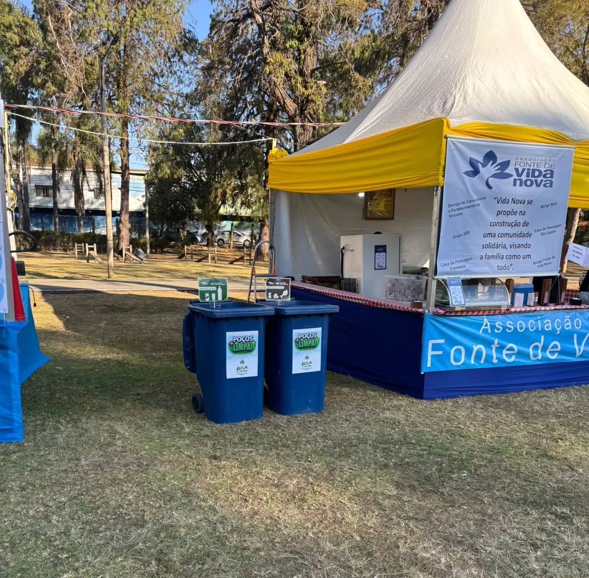 Eventos no parque municipal geram mais de 100 kg de recicláveis