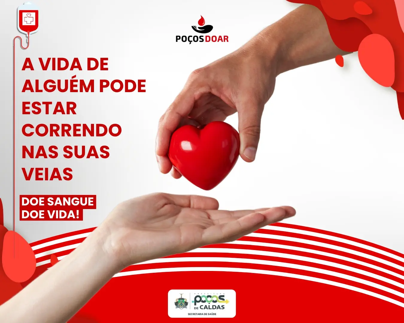 Programa quer reforçar estoques de sangue durante mês crítico de julho