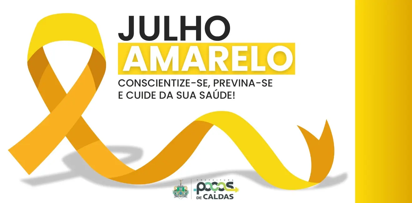 Poços reforça alerta contra hepatites virais na Campanha Julho Amarelo