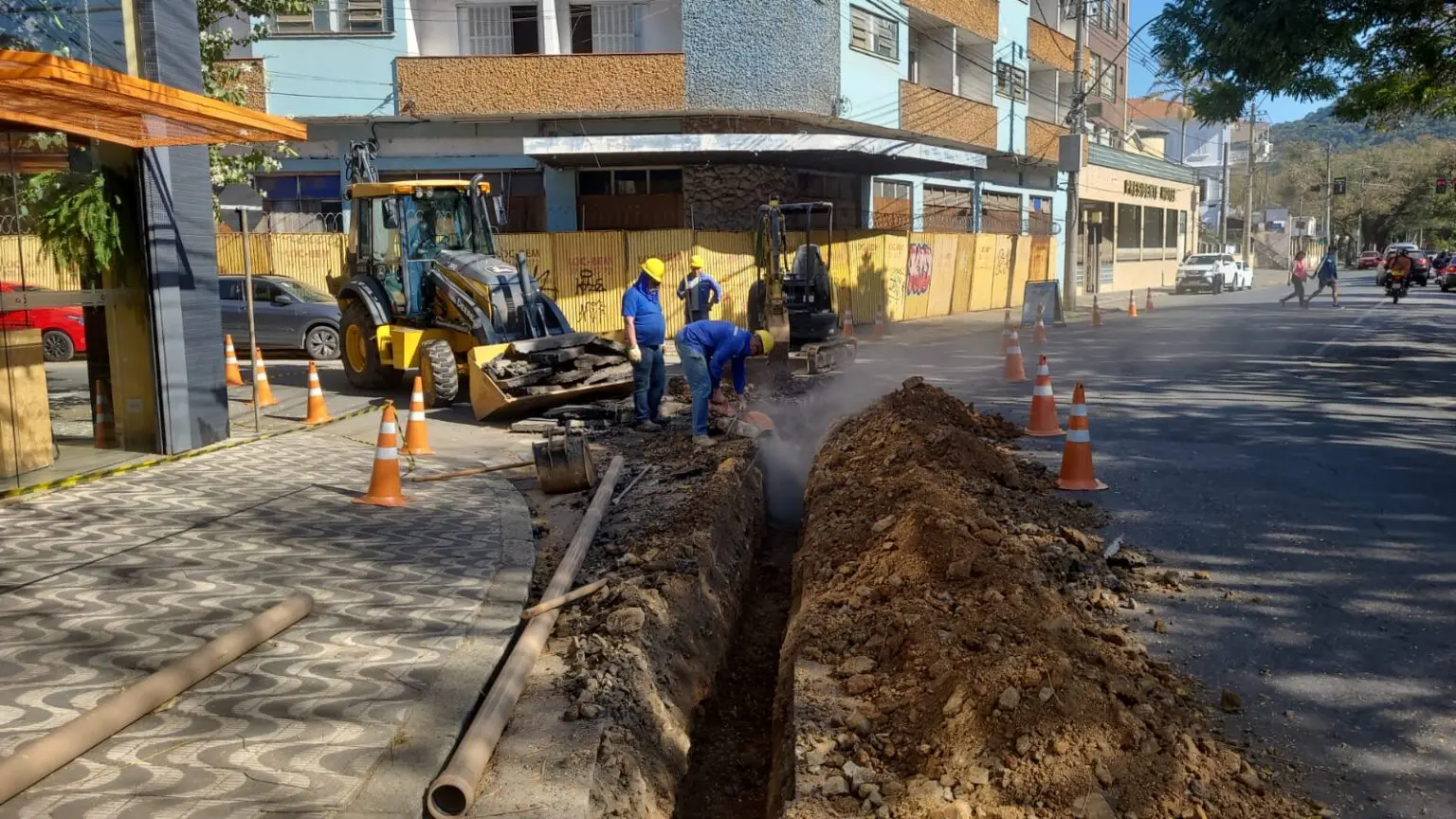 Rua Junqueiras e adjacências terão obras durante toda a semana