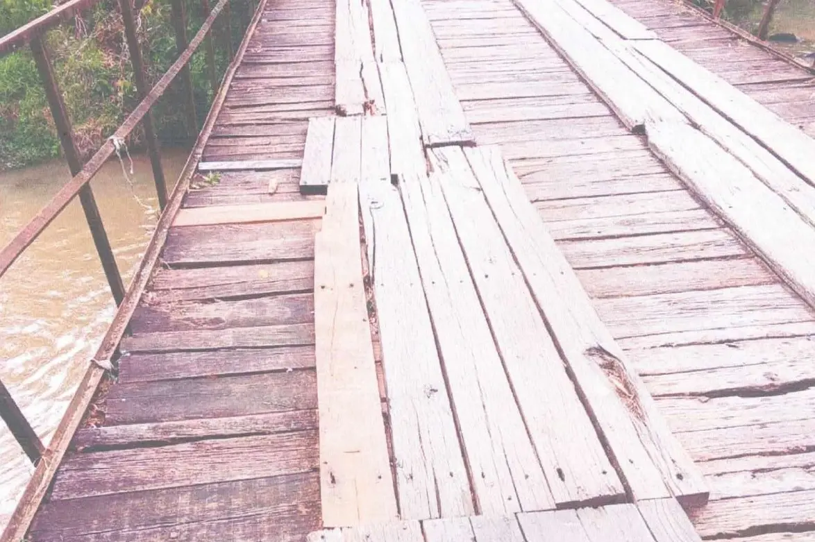 Vistoria aponta necessidade de reparos em ponte da Fazenda Osório