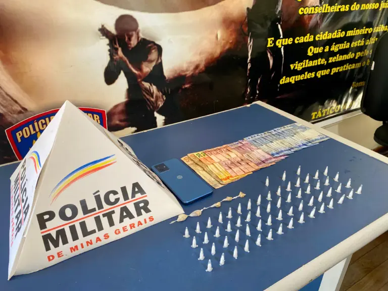 Polícia prende homem por tráfico de drogas na zona oeste de Poços de Caldas