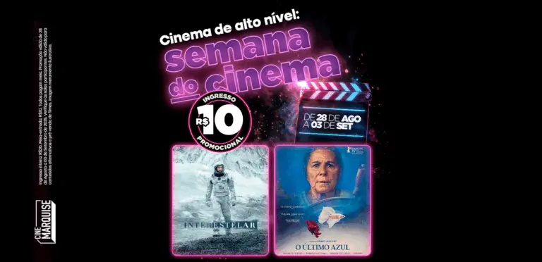 Semana do Cinema no Marquise: Diversão para toda a família por apenas R$ 10