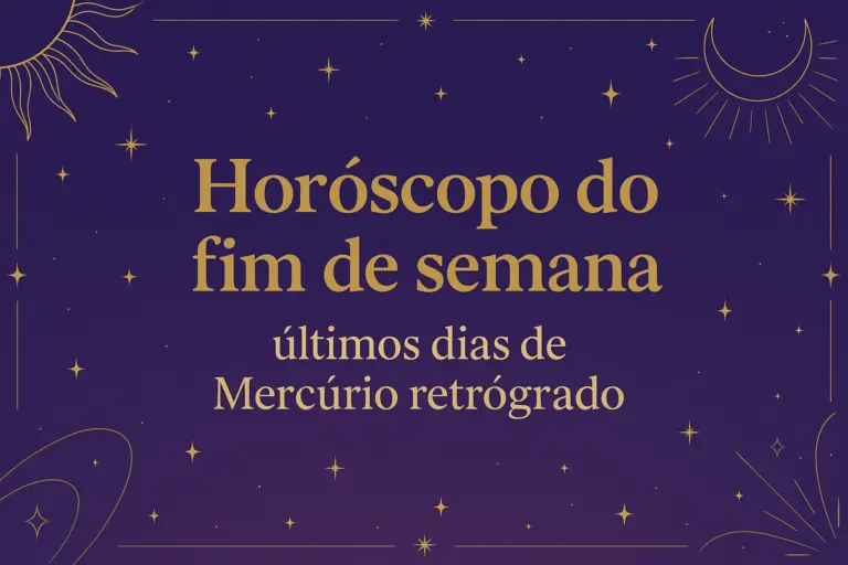 horóscopo do fim de semana