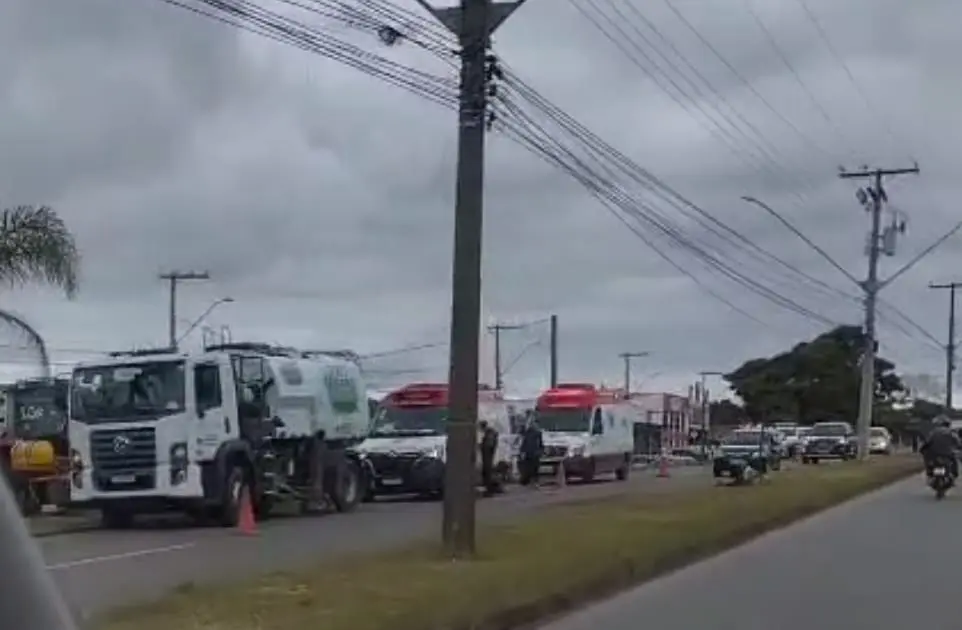 Jovem fica gravemente ferida em acidente na Wenceslau Braz