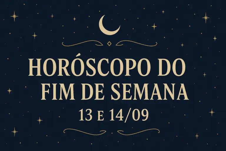 horóscopo do fim de semana