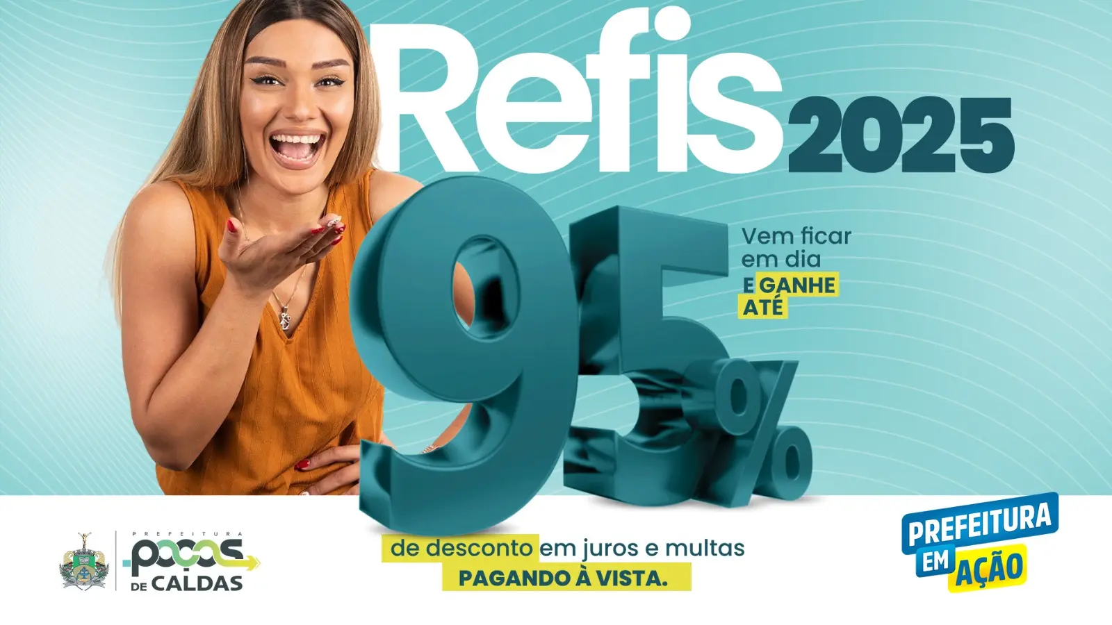 Contribuintes de Poços têm seis meses para quitar dívidas municipais com desconto