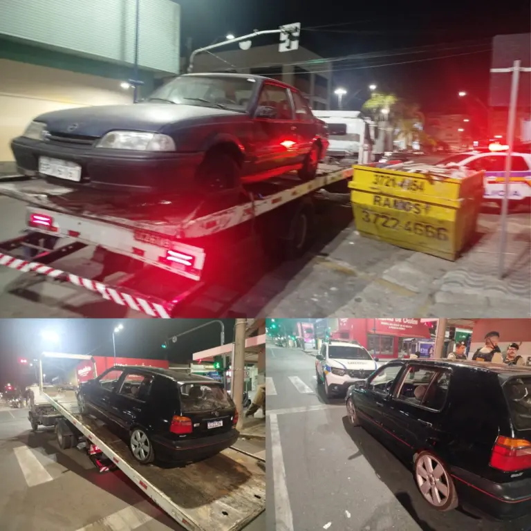 Blitz da PM apreende veículos e flagra motoristas irregulares em Poços