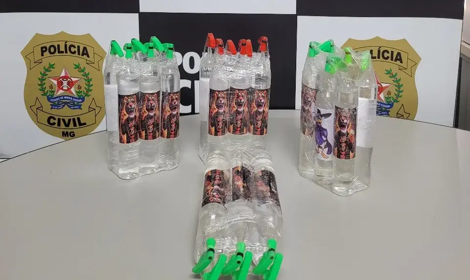 Polícia intercepta encomenda de lança perfume em MG