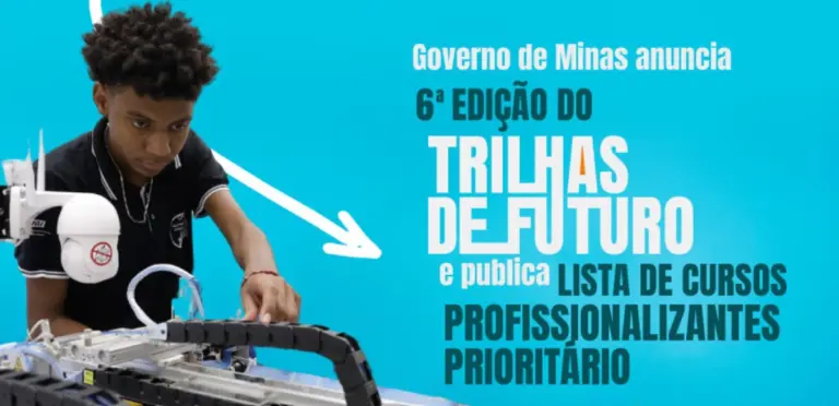 Projeto Trilhas de Futuro abre 50 mil vagas em cursos técnicos gratuitos em Minas