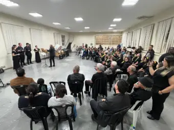 Grupo Vocal italiano e Conservatório Musical realizam intercâmbio artístico