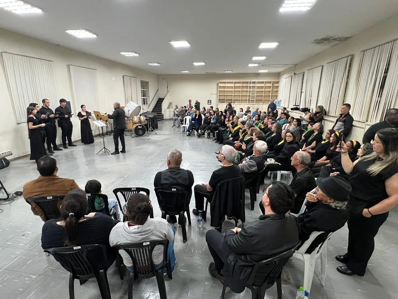 Grupo Vocal italiano e Conservatório Musical realizam intercâmbio artístico