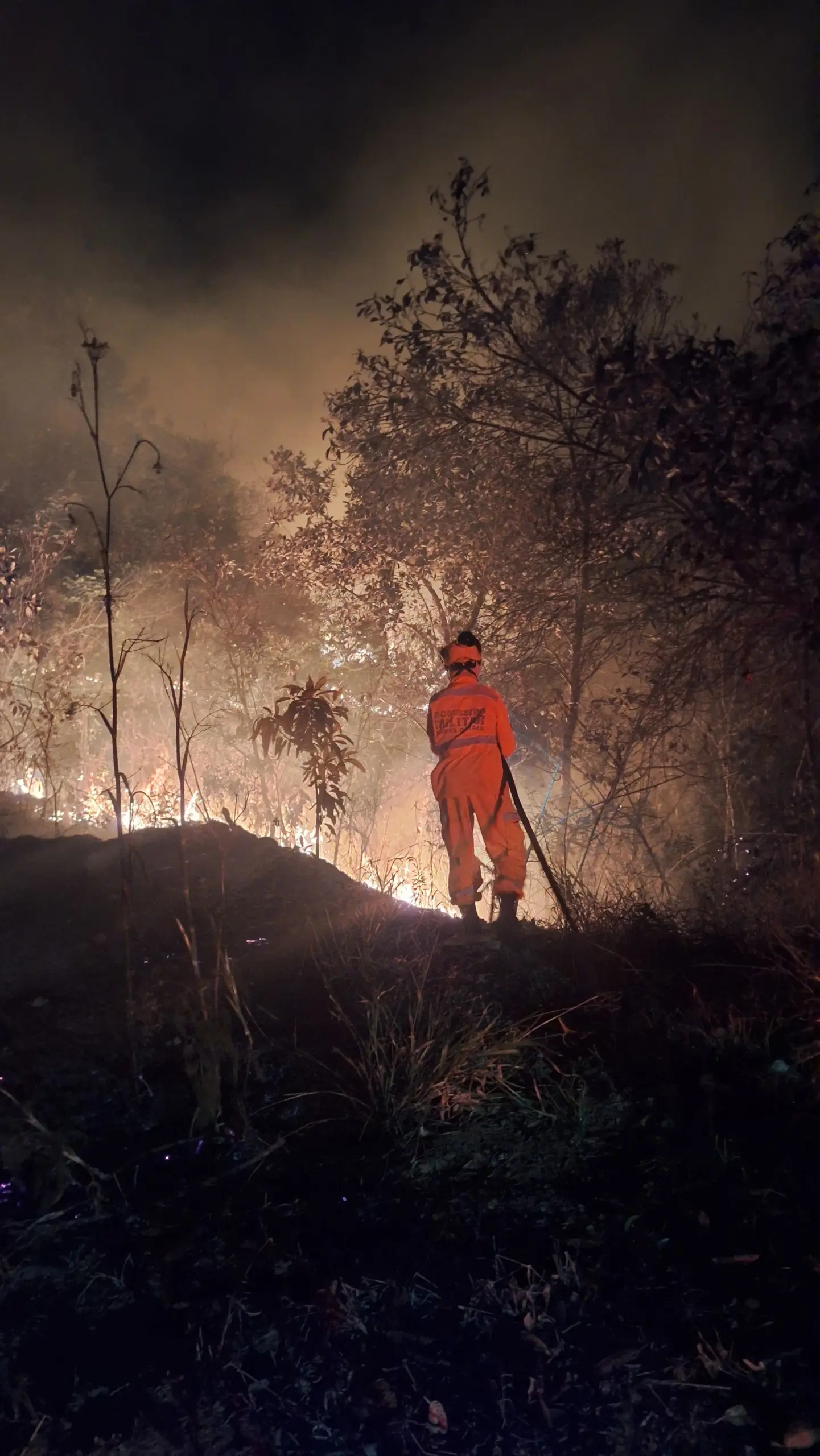Incêndio atinge área de 5,5 hectares em Poços de Caldas