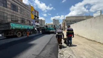 Obras de pavimentação no centro são retomadas; atenção às interdições de trânsito