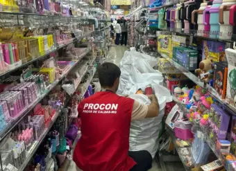 Três lojas são autuadas por vender produtos sem certificação