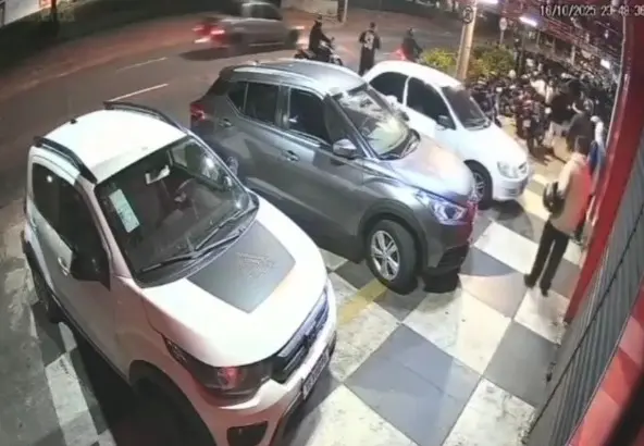 Câmeras registram homicídio em Poços de Caldas; assista aos vídeos