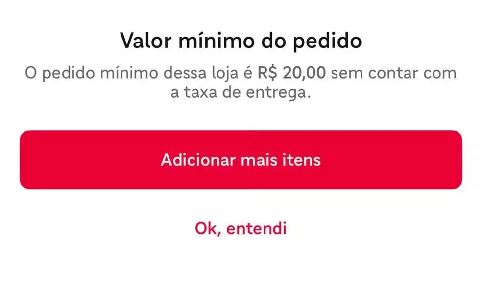 Ifood é multado em R$ 1,5 milhão por impor valor mínimo em pedidos