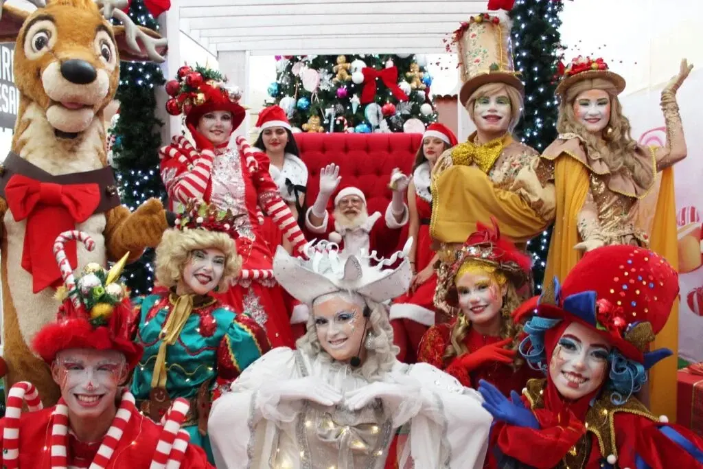 Chegada do Papai Noel acontece neste sábado no shopping