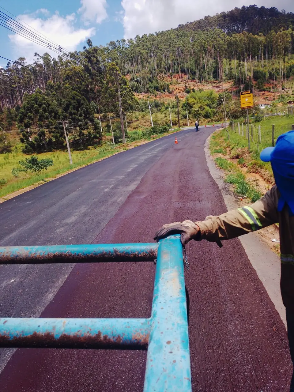 Trecho da avenida Celanese recebe micropavimento