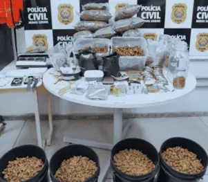 Organização que vendia drogas por até R$ 150 o grama é alvo de operação em MG