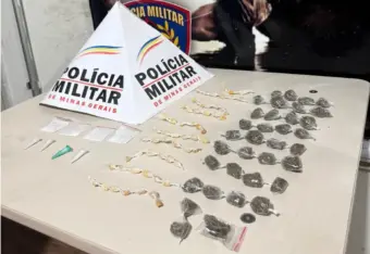 Operação da PM apreende 60 pedras de crack e outras drogas