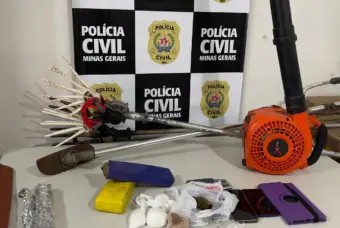 Operação conjunta apreende drogas e equipamentos para tráfico em Andradas