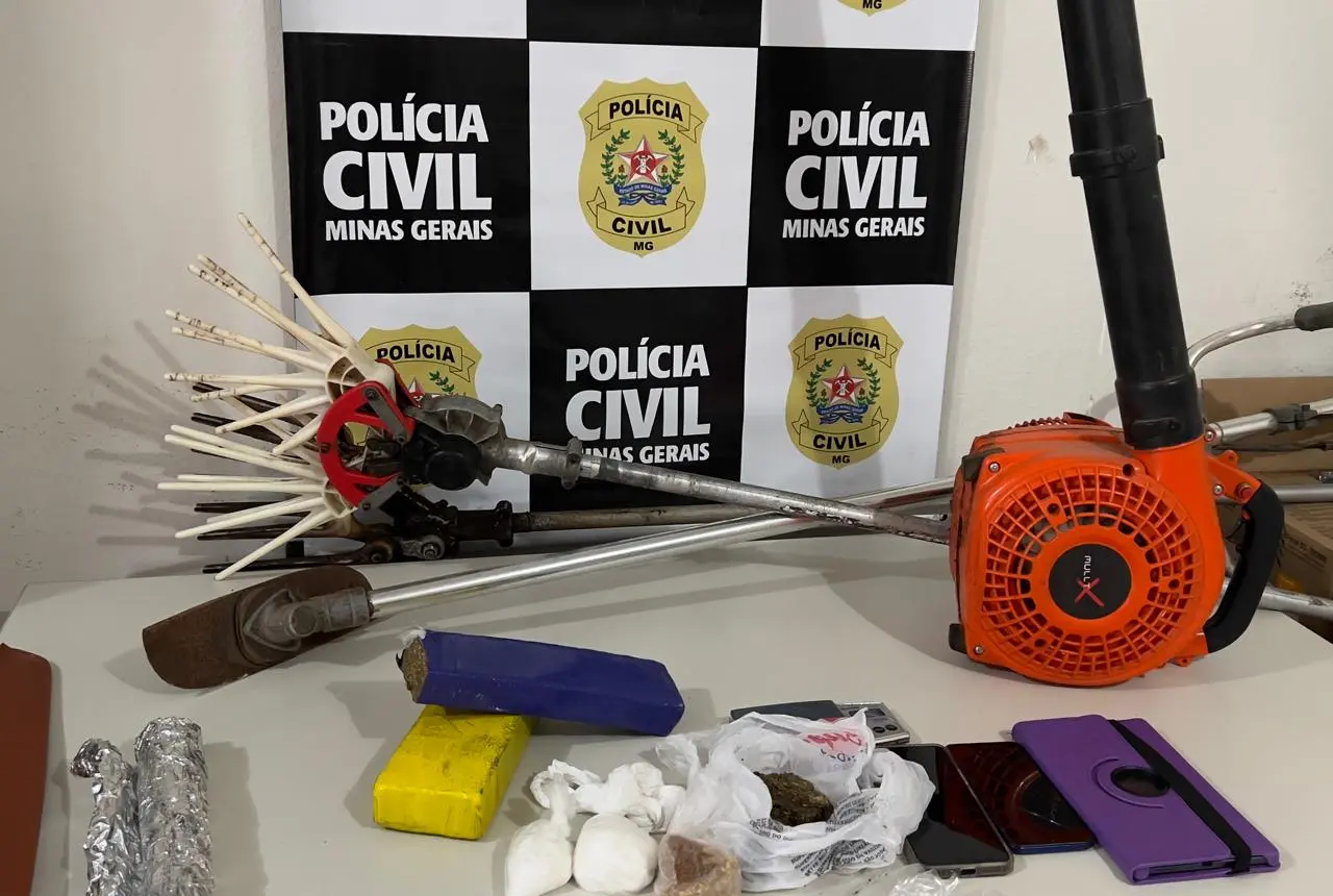 Operação conjunta apreende drogas e equipamentos para tráfico em Andradas