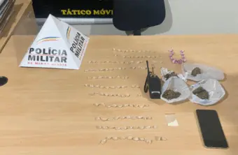 Menor é apreendido com drogas durante operação da PM no bairro Santa Rita